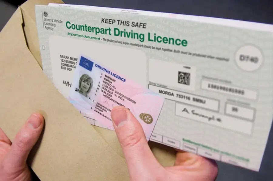 counterpart driving license